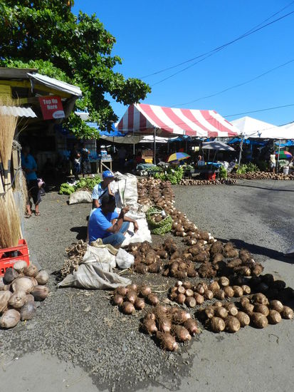 Der Straßenmarkt in Fugalei