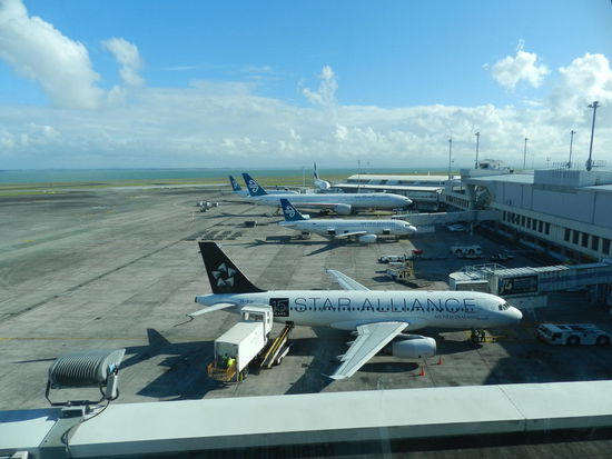 Der Flughafen Aucklands