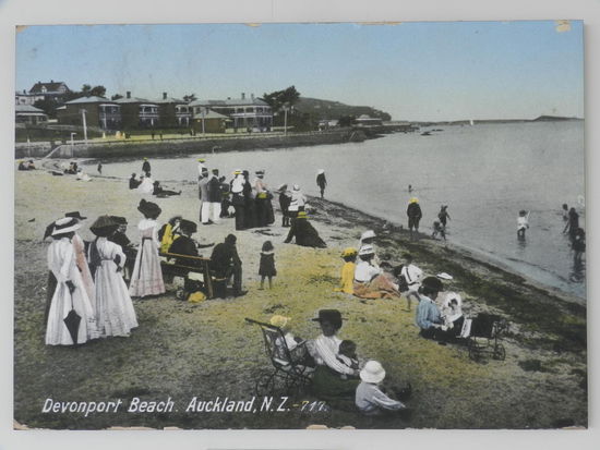 So sah das Strandleben Devonports vor dem 1. Weltkrieg aus