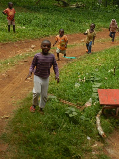 ... diese freundlichen Kerlchen begleiteten uns raus aus dem Maribapark.