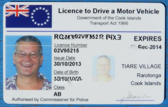 Der örtliche Führerschein ist erforderlich, wenn man sich ein Fahrzeug mieten möchte