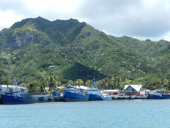 Zurück zum Hafen bietet sich dieser Ausblick