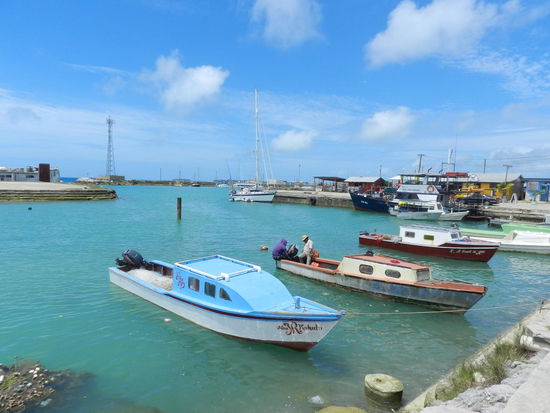 Blick auf den Hafen von Nukualofa