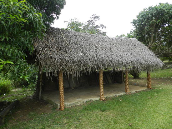 Ein traditionelles tongaisches Haus