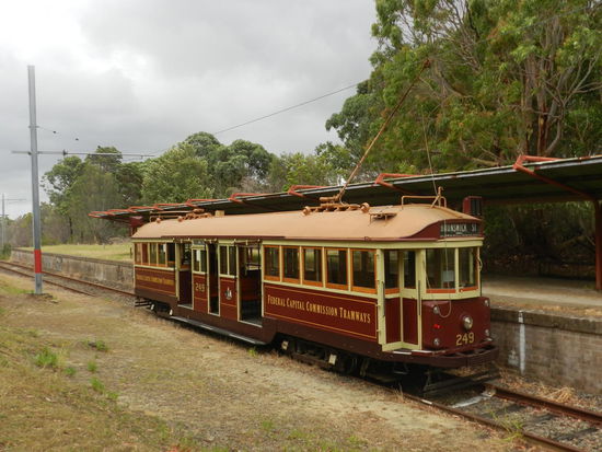 Das Straßenbahnmuseum Sydneys hatte Tag der offenen Tür
