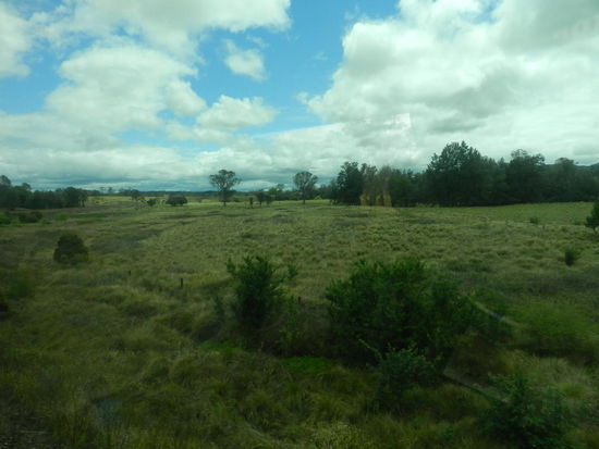 Unterwegs gibt es nicht als Landschaft, ab und zu mal eine Kleinstadt