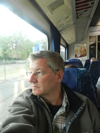 Wegen der Klimaanlagen war es auch im Zug richtig kalt