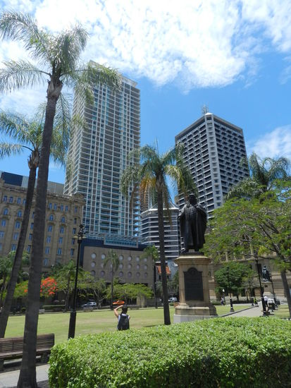 In Brisbane war wieder herrliches Wetter