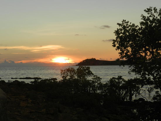 Sonnenuntergang über der Coral Sea