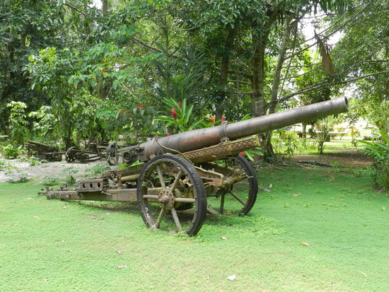 Japanische Feldhaubitze im Vilu War Museum