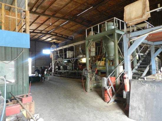 Die Kopramühle, hier gab es angenehmen Duft nach Kokusöl