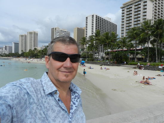 Selfie am Waikikibeach