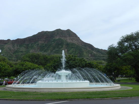 Der Daimondhead, eines der Wahrzeichen Honolulus