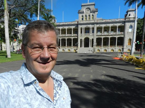 Der Königspalast Hawaiis ist zwar klein, aber dafür sehr ansehnlich und reich ausgestattet