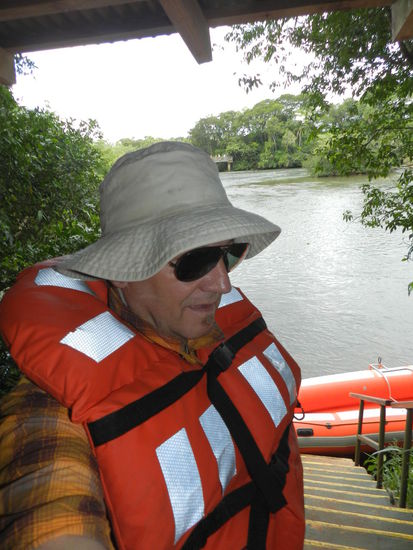 Deutlich entspannter verlief die Schlauchbootfahrt rund um die Fälle