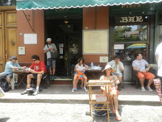 Café in San Telmo´s Altstadt