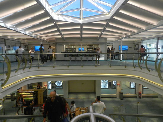 An Bord der Schnellfähre "Francesco"