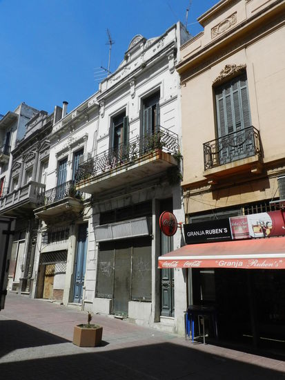 Schöne Häuserfassaden in der Altstadt