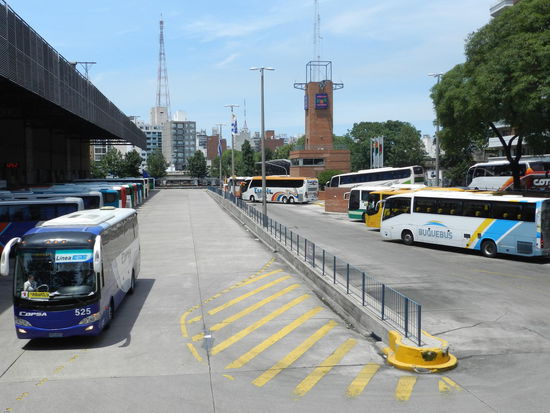 Busterminal in Motevideo