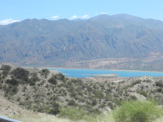 Ein grüner Bergsee, die Zuflüsse waren z Z sehr spärlich