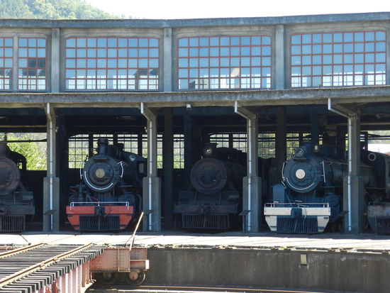 Rundhaus und Drehscheibe im Eisenbahnmuseum