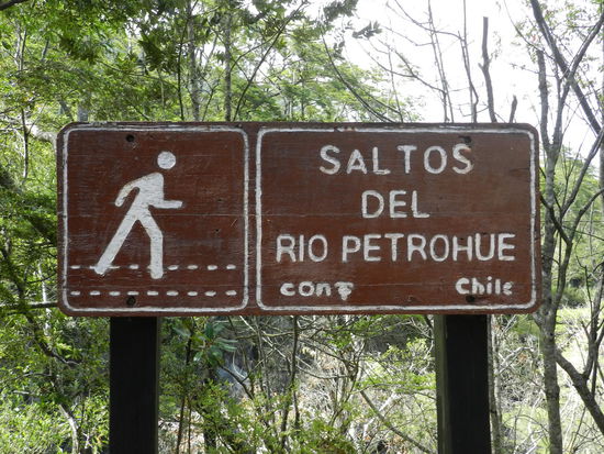 An den Stromschnellen "Saltos del Rio Petrohue"