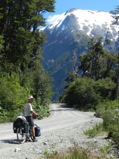 Unermüdliche Radwanderer trafen wir häufig an