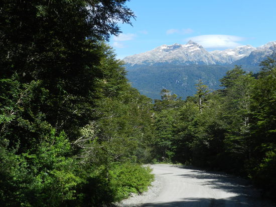Stellenweise ist die Carretera Austral sehr schmal, kaum können zwei Fahrzeuge aneinander vorbeikommen