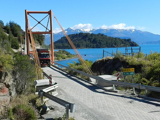 Wir verlassen den Lage General Carrera