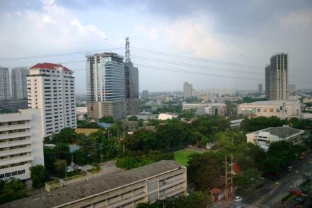 Blick aus unserem Zimmer