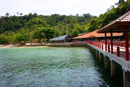 Der letzte Blick auf das Koh Ngai Resort