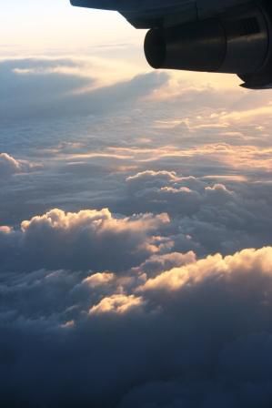 Ueber den Wolken keine Ahnung wo wir hier waren