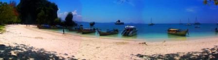 Ein Panoramabild von Koh Hong