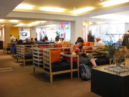 Die Lounge von Bangkok Airways