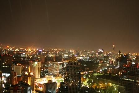 Ausblick auf die Skyline von Bangkok