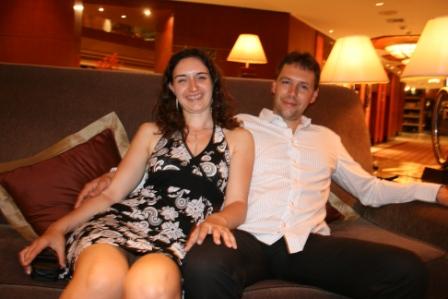 In der Hotelbar