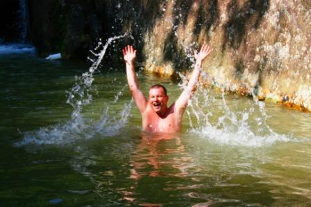 Ist das schoen das kalte Wasser