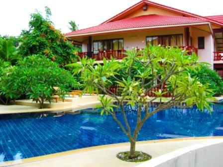 Die Hotelanlage und der erste Pool