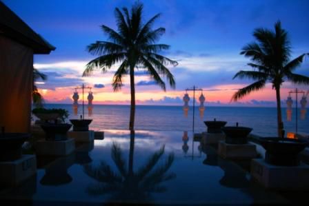 Morgens halb sechs am Lamai Beach