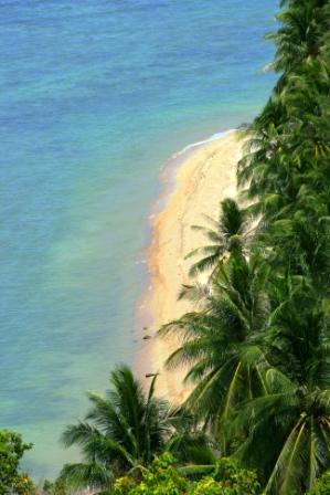 Der Karte nach zu urteilen könnte das der Strand Ao Hin Lor sein