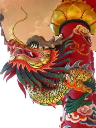 Der chinesen Tempel in den Bergen