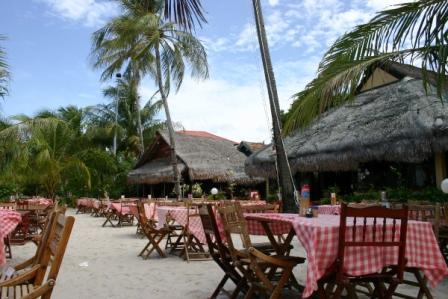 Das Restaurant am Strand