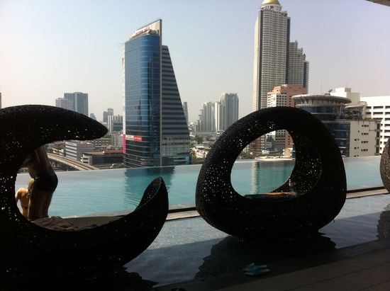 Hotel Eastin Grand Hotel Sathorn  Pool auf der 14. Etage