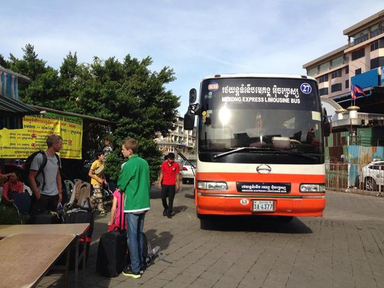 Kurz vor der Abfahrt.