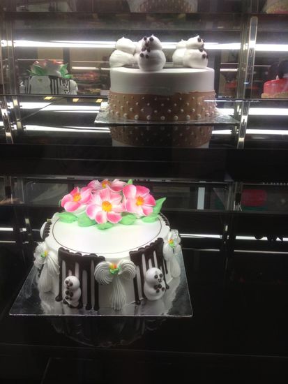 Lecker Torten in einer Baeckerei