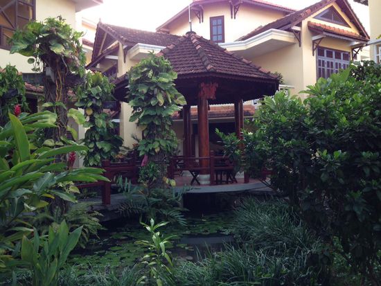 Pagode in unserem Hotel