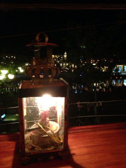 Aussicht beim Dinner