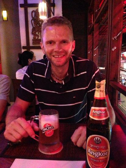 Endlich ein Beer Angkor.