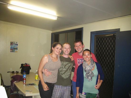 Teresa, Gregor, Stefan &amp; Sabine (von links nach rechts) - Danke für den tollen Abend!