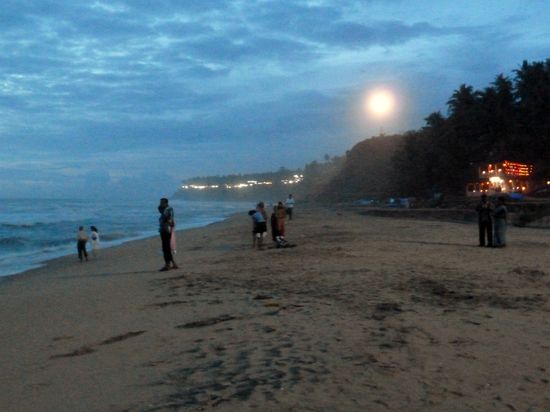 Auch die Inder kommen gern zum Strand